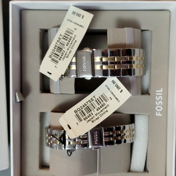 FOSSIL HIS&HERS⌚️ Brand New - Picture 3 of 5